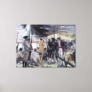 Toile Blancs des yeux par la copie de Ken Riley