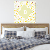 Toile Blancs et Ladybugs Girl Nursery Canvas Art (Insitu(Chambre))