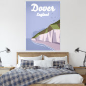 Toile Blancs falaises de Dover affiche de voyage (Insitu(Chambre))