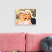 Toile Blancs rouges Abstraits motif floral photo (Insitu(Salon))