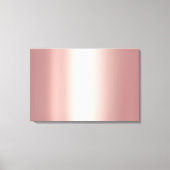 Toile Blank Rosegold Background Upload Your Photo to (Recto)