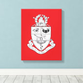 Toile Blason de Kappa Psi (Insitu (Plancher de Bois))