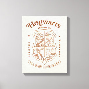 Toile Blason de l'école de sorcellerie et de wizardry HO