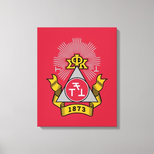 Toile Blason de Phi Sigma Kappa (Recto)