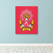 Toile Blason de Phi Sigma Kappa (Insitu (Plancher de Bois))