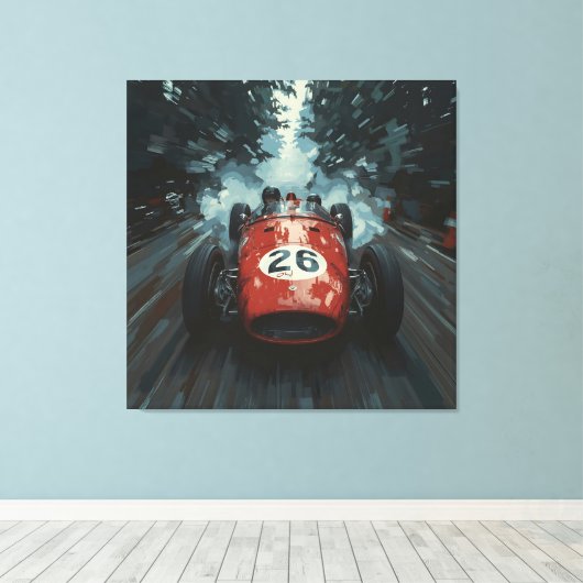 Toile Blazing Trail: Car 26 Unleashed (Insitu (Plancher de Bois))