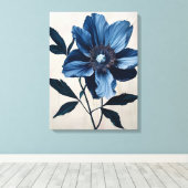 Toile Bleu à couper le souffle (Insitu (Plancher de Bois))