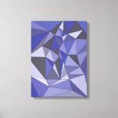 Toile Bleu Abstrait (Recto)