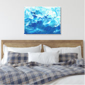 Toile Bleu Abstrait (Insitu(Chambre))