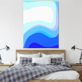 Toile Bleu Abstrait 1112 (Insitu(Chambre))