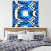 Toile Bleu atomique (Insitu(Chambre))