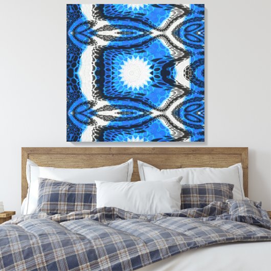 Toile Bleu atomique (Insitu(Chambre))