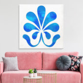 Toile Bleu carrelage art 24x24 (Insitu(Salon))