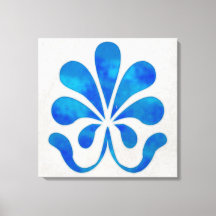 Bleu carrelage art 24x24