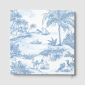 Toile Bleu Coastal Mariage Gold Foil Luxe (Verso)