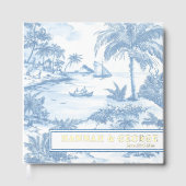 Toile Bleu Coastal Mariage Gold Foil Luxe (Recto)