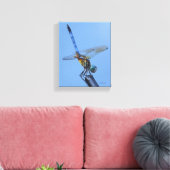 Toile Bleu Dasher Dragonfly dans "Obelisk Posture" (Insitu(Salon))