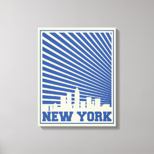 Toile Bleu de New York