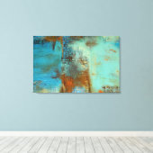 Toile Bleu deja (Insitu (Plancher de Bois))