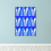 Toile Bleu éclair (Insitu (Plancher de Bois))