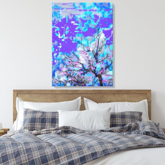 Toile bleu électrique (Insitu(Chambre))