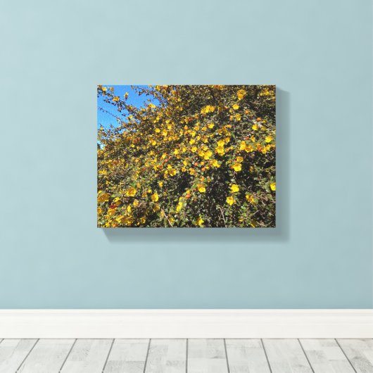 Toile Bleu et or (Insitu (Plancher de Bois))