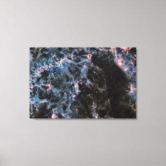 Toile Bleu et rouge NGC 5068 | JWST
