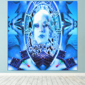 Toile Bleu horloger (Insitu (Plancher de Bois))