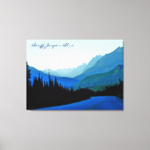 Toile Bleu Jasper de Banff (Recto)