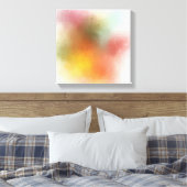 Toile Bleu jaune violet vert rouge rose moderne coloré (Insitu(Chambre))