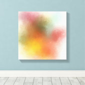 Toile Bleu jaune violet vert rouge rose moderne coloré (Insitu (Plancher de Bois))