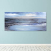 Toile Bleu noir Abstrait (Insitu (Plancher de Bois))