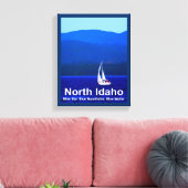 Toile Bleu nord de l'Idaho (Insitu(Salon))