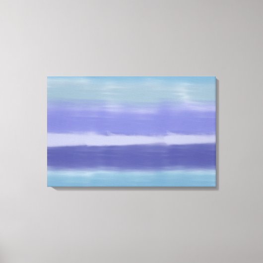 Toile Bleu pourpre Abstrait (Recto)