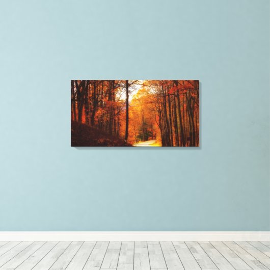 Toile Bleu Ridge Parkway Fall (Insitu (Plancher de Bois))