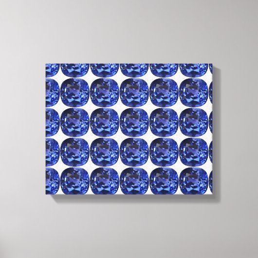 Toile Bleu saphir (Recto)