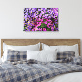 Toile bleu violet rose maman (Insitu(Chambre))