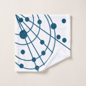Toile bleue (Gant de toilette)
