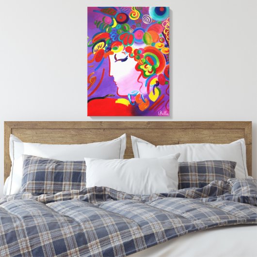 Toile Bleue Belle Enveloppée (Gloss) (Insitu(Chambre))