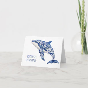 Toile Bleue Plage Florale Dauphin Personnalisé