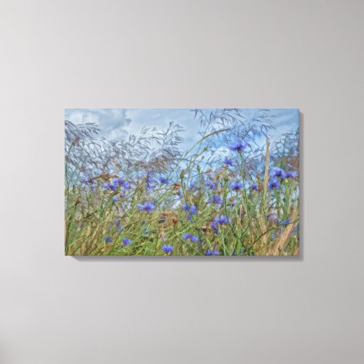 Toile Bleuets (Recto)