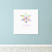 Toile BLING BLING Bat mitzvah Connexion (Insitu (Plancher de Bois))