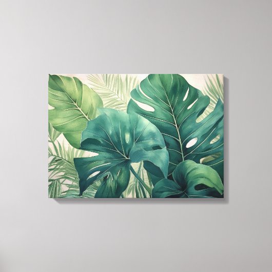 Toile Bliss botaniques tropicaux (Recto)