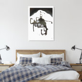 Toile Blob de l'espace au ballet (Insitu(Chambre))