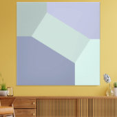 Toile Bloc de couleur géométrique Abstrait (Insitu(Salon))