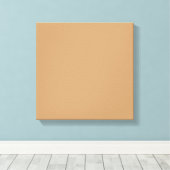 Toile Bloc de couleur pêche et bronzée | Conception de m (Insitu (Plancher de Bois))