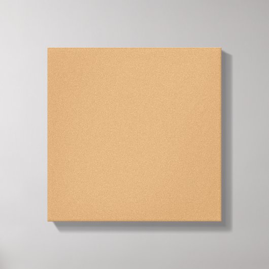 Toile Bloc de couleur pêche et bronzée | Conception de m (Recto)