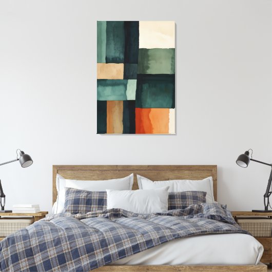 Toile Blocs Abstraits (Insitu(Chambre))