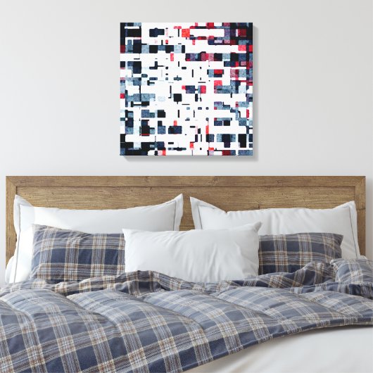 Toile Blocs numériques (Insitu(Chambre))