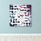 Toile Blocs numériques (Insitu (Plancher de Bois))